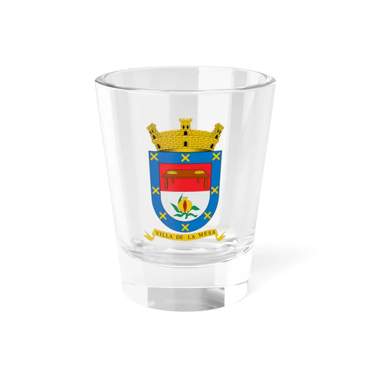 Escudo de La Mesa Cundinamarca (Colombia) (Coat of Arms) Shot Glass 1.5oz 1.5oz - Go Mug Yourself