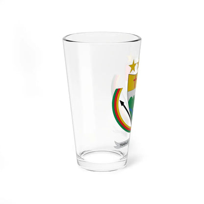 Escudo de La Montañita (Colombia) (Coat of Arms) Pint Glass 16oz - Go Mug Yourself