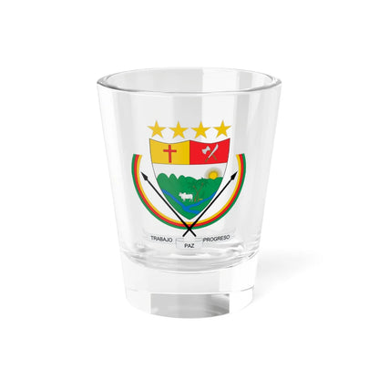 Escudo de La Montañita (Colombia) (Coat of Arms) Shot Glass 1.5oz 1.5oz - Go Mug Yourself