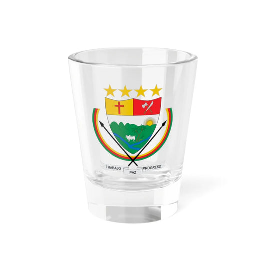 Escudo de La Montañita (Colombia) (Coat of Arms) Shot Glass 1.5oz 1.5oz - Go Mug Yourself