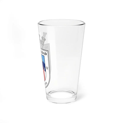 Escudo de la Municipalidad de Cartagena - Chile (Chile) (Coat of Arms) Pint Glass 16oz - Go Mug Yourself