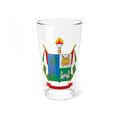 Escudo de La Palma Cundinamarca (Colombia) (Coat of Arms) Pint Glass 16oz 16oz - Go Mug Yourself