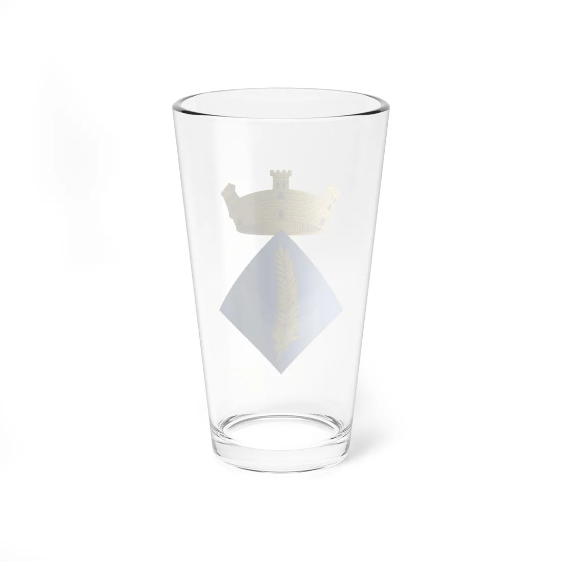 Escudo de la Palma dEbre (Spain) (Coat of Arms) Pint Glass 16oz - Go Mug Yourself