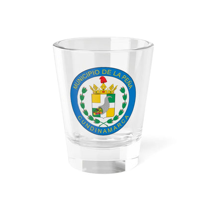 Escudo de La Peña Cundinamarca (Colombia) (Coat of Arms) Shot Glass 1.5oz 1.5oz - Go Mug Yourself