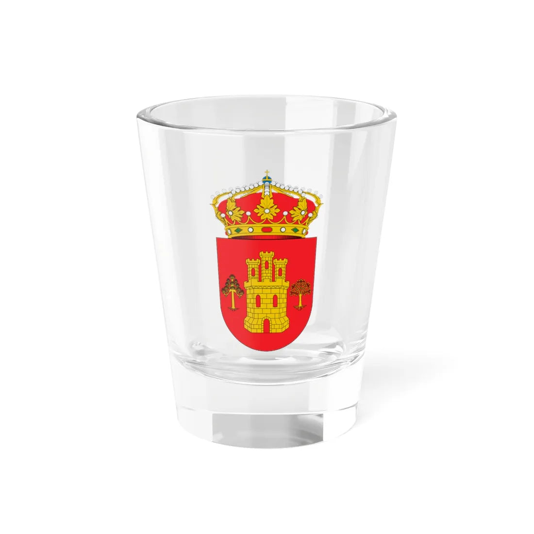 Escudo de La Peza (Spain) (Coat of Arms) Shot Glass 1.5oz 1.5oz - Go Mug Yourself