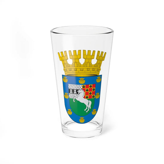 Escudo de La Pintana (Chile) (Coat of Arms) Pint Glass 16oz 16oz - Go Mug Yourself