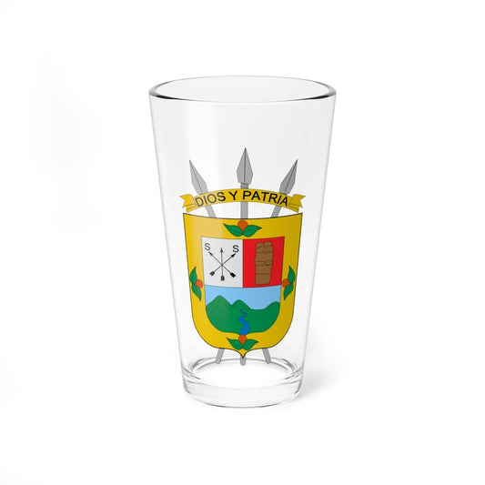 Escudo de La Plata Huila (Colombia) (Coat of Arms) Pint Glass 16oz 16oz - Go Mug Yourself