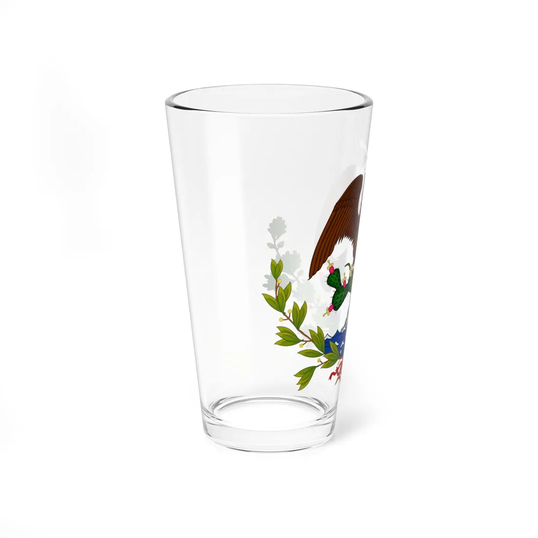 Escudo de la Primera República Federal de los Estados Unidos Mexicanos (Mexico) (Coat of Arms) Pint Glass 16oz - Go Mug Yourself