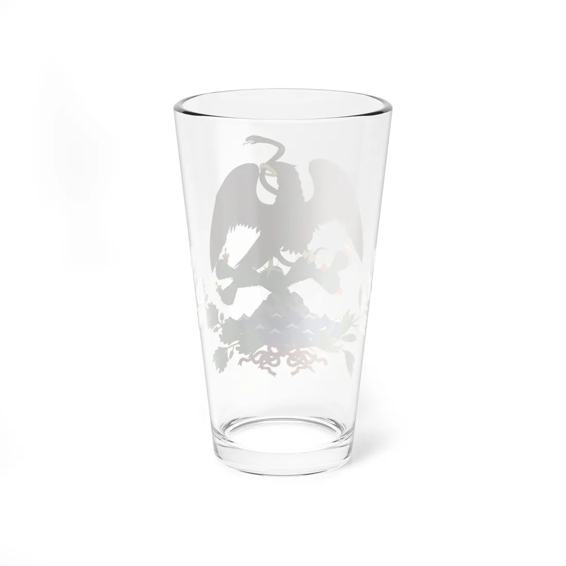 Escudo de la Primera República Federal de los Estados Unidos Mexicanos (Mexico) (Coat of Arms) Pint Glass 16oz - Go Mug Yourself