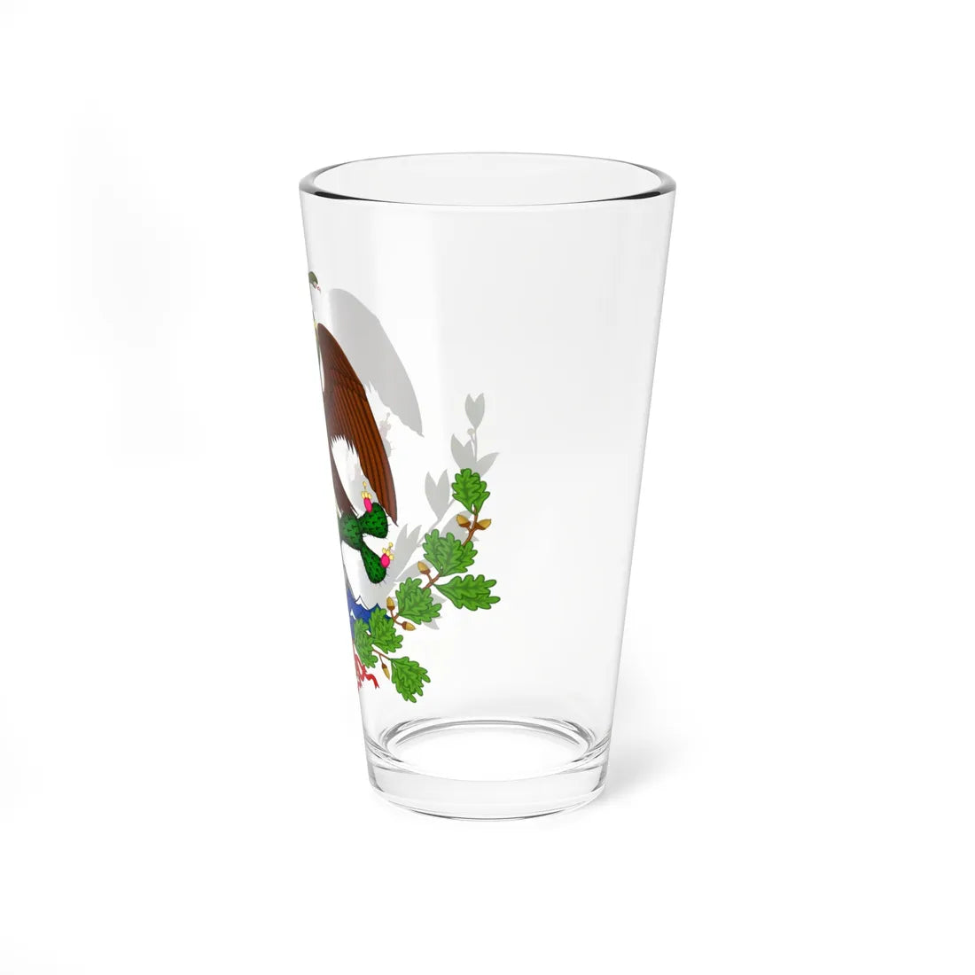 Escudo de la Primera República Federal de los Estados Unidos Mexicanos (Mexico) (Coat of Arms) Pint Glass 16oz - Go Mug Yourself
