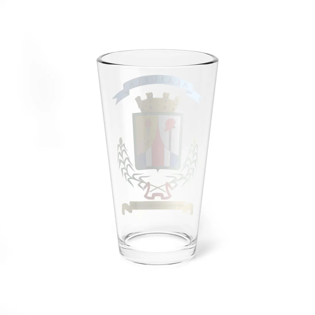 Escudo de la Provincia de Alajuela (Costa Rica) (Coat of Arms) Pint Glass 16oz - Go Mug Yourself