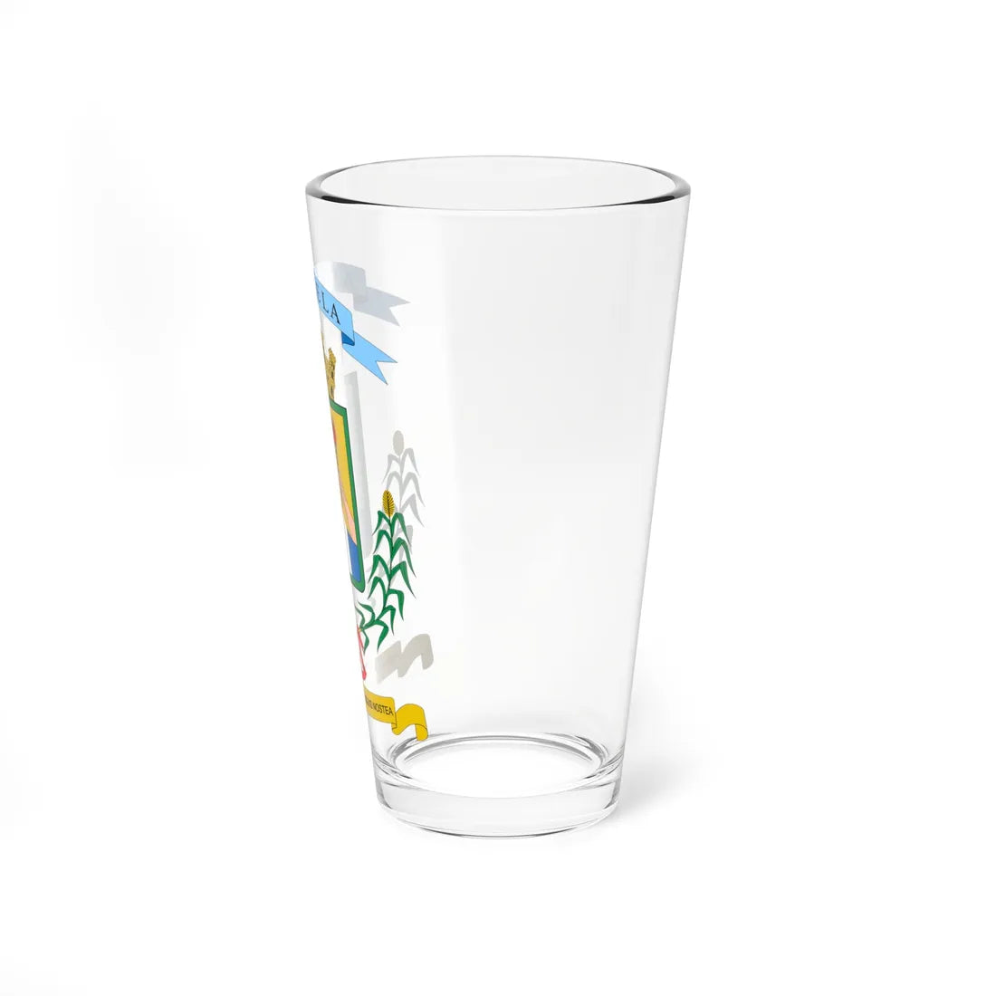 Escudo de la Provincia de Alajuela (Costa Rica) (Coat of Arms) Pint Glass 16oz - Go Mug Yourself