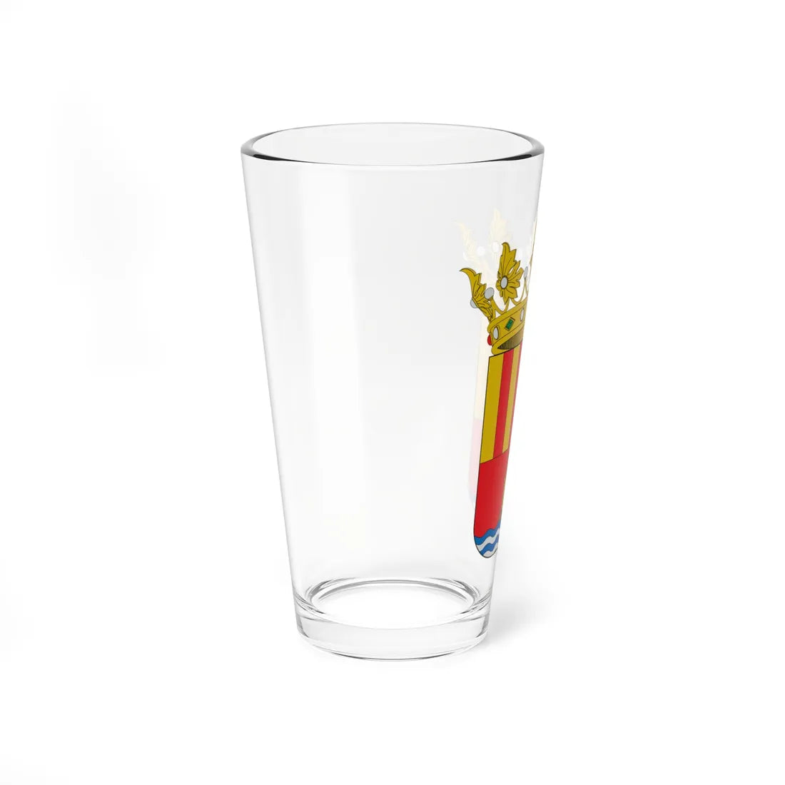 Escudo de la Provincia de Alicante (Spain) (Coat of Arms) Pint Glass 16oz - Go Mug Yourself