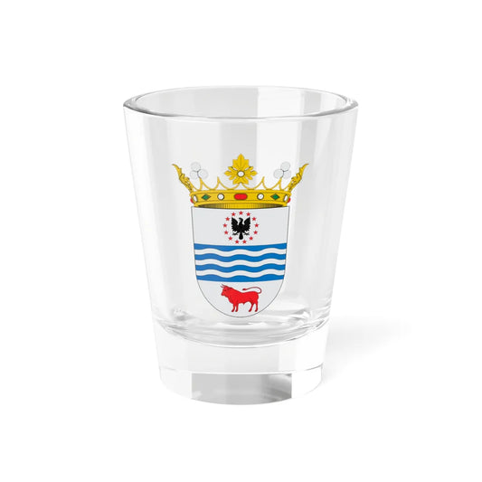 Escudo de la Provincia de Biobío (Chile) (Coat of Arms) Shot Glass 1.5oz 1.5oz - Go Mug Yourself
