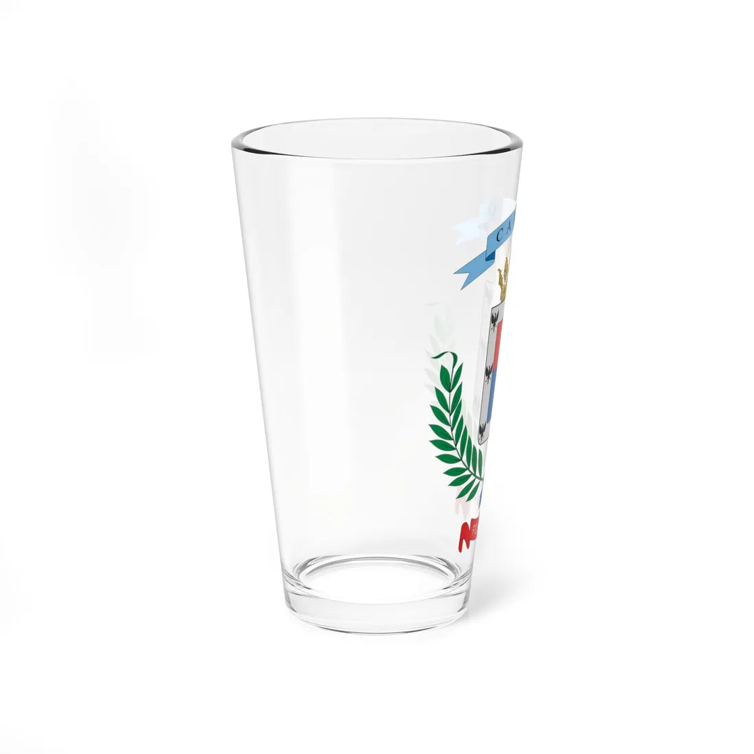 Escudo de la Provincia de Cartago (Costa Rica) (Coat of Arms) Pint Glass 16oz - Go Mug Yourself