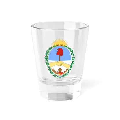 Escudo de la Provincia de Corrientes variante 1 (Argentina) (Coat of Arms) Shot Glass 1.5oz 1.5oz - Go Mug Yourself