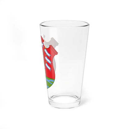 Escudo de la Provincia de Córdoba (Argentina) (Coat of Arms) Pint Glass 16oz - Go Mug Yourself