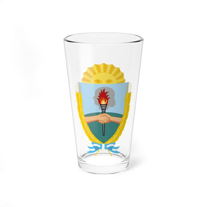 Escudo de la provincia de Eva Perón (Argentina) (Coat of Arms) Pint Glass 16oz 16oz - Go Mug Yourself