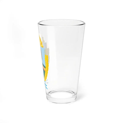 Escudo de la provincia de Eva Perón (Argentina) (Coat of Arms) Pint Glass 16oz - Go Mug Yourself