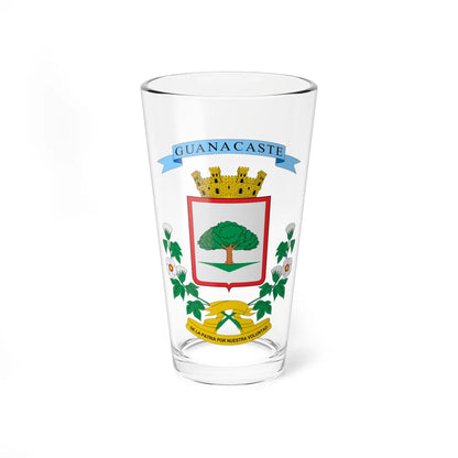 Escudo de la Provincia de Guanacaste (Costa Rica) (Coat of Arms) Pint Glass 16oz 16oz - Go Mug Yourself