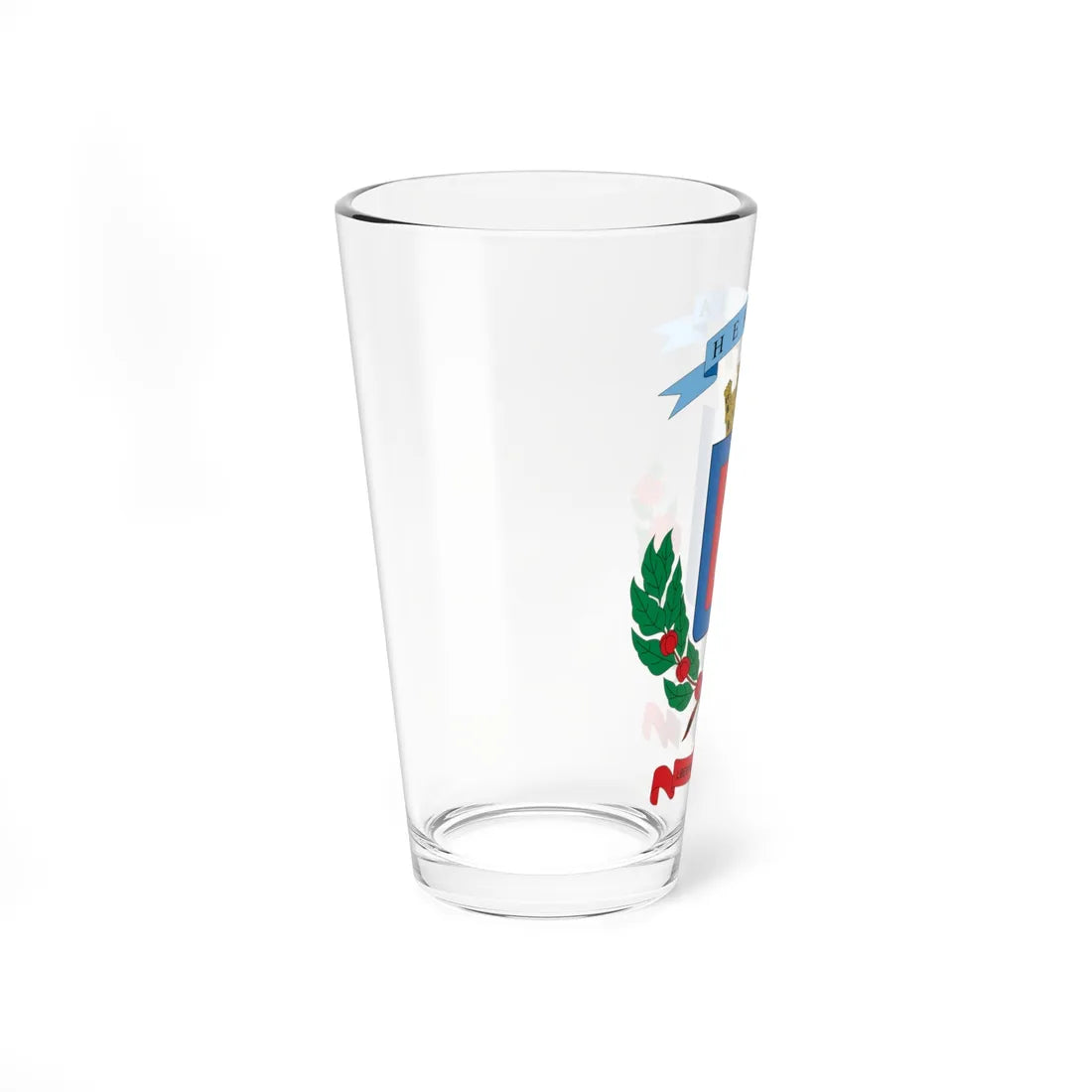 Escudo de la Provincia de Heredia (Costa Rica) (Coat of Arms) Pint Glass 16oz - Go Mug Yourself