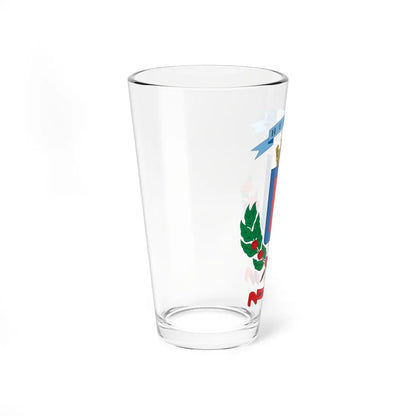 Escudo de la Provincia de Heredia (Costa Rica) (Coat of Arms) Pint Glass 16oz - Go Mug Yourself