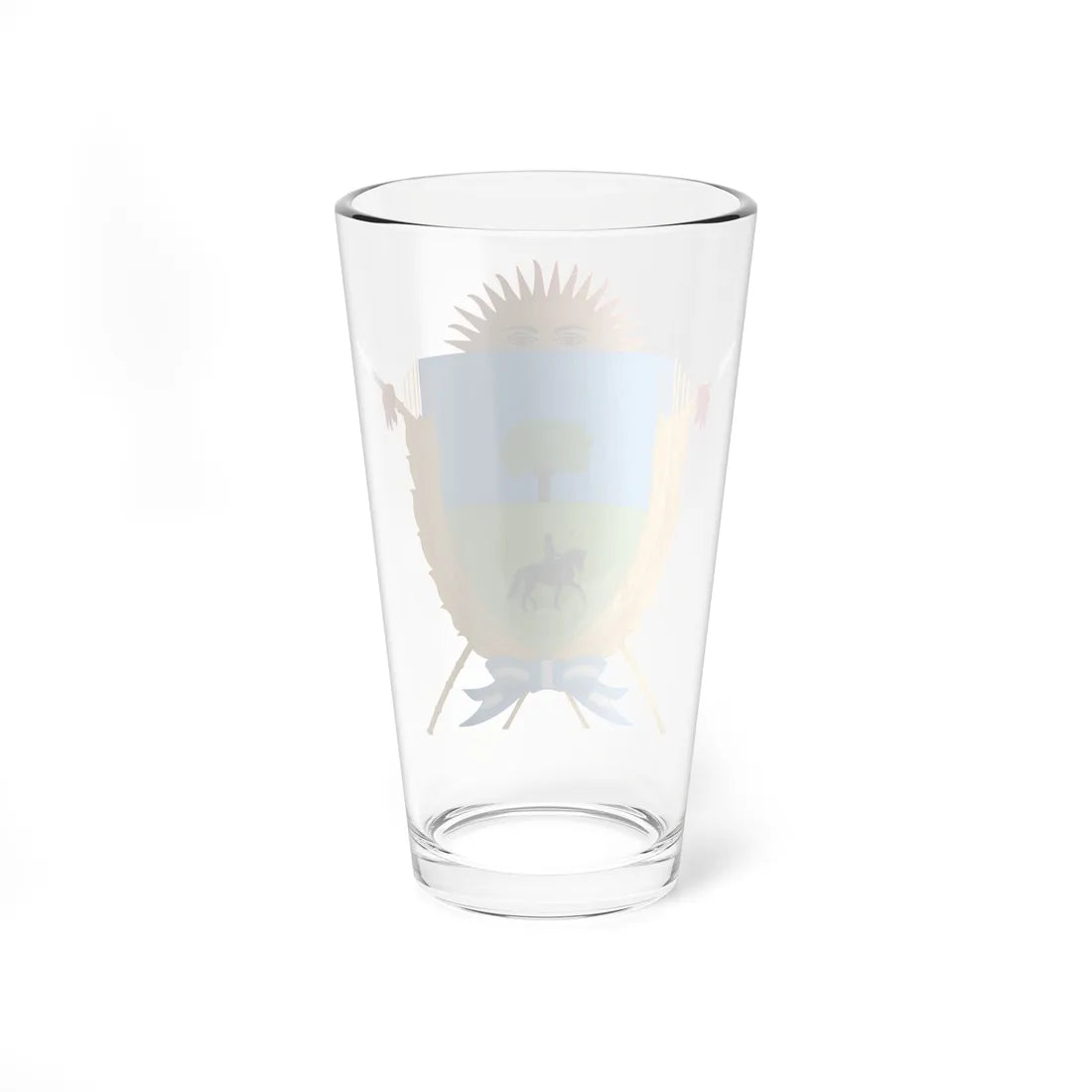 Escudo de la Provincia de La Pampa (Argentina) (Coat of Arms) Pint Glass 16oz - Go Mug Yourself