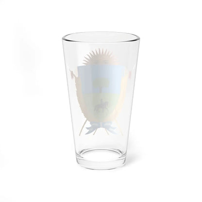 Escudo de la Provincia de La Pampa (Argentina) (Coat of Arms) Pint Glass 16oz - Go Mug Yourself
