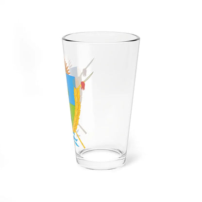 Escudo de la Provincia de La Pampa (Argentina) (Coat of Arms) Pint Glass 16oz - Go Mug Yourself