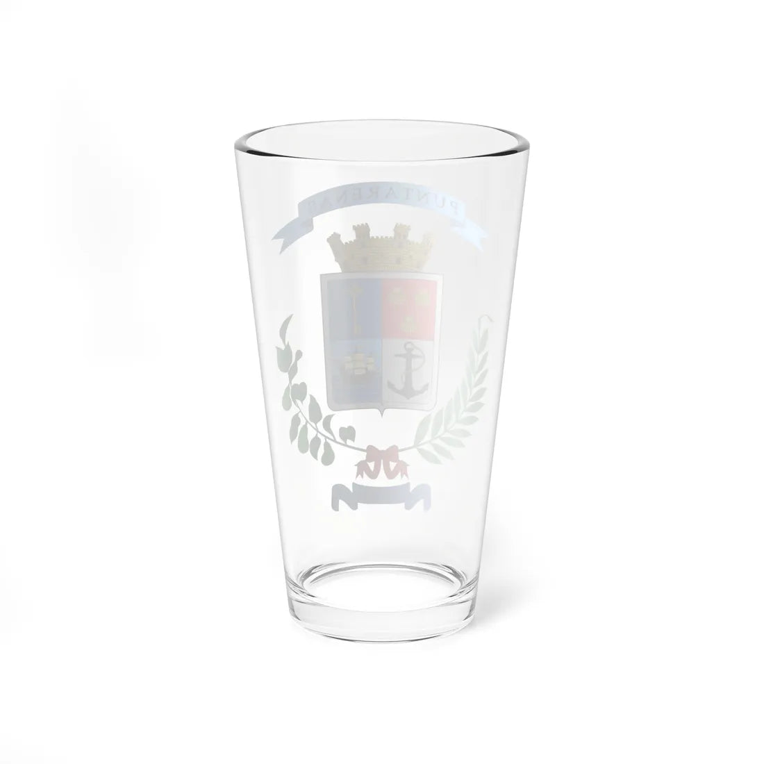 Escudo de la Provincia de Puntarenas (Costa Rica) (Coat of Arms) Pint Glass 16oz - Go Mug Yourself