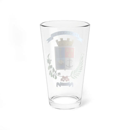 Escudo de la Provincia de Puntarenas (Costa Rica) (Coat of Arms) Pint Glass 16oz - Go Mug Yourself