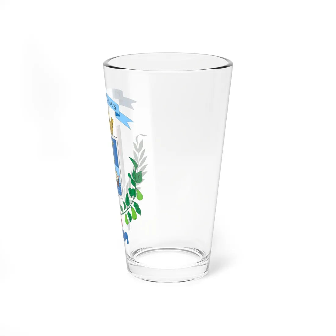 Escudo de la Provincia de Puntarenas (Costa Rica) (Coat of Arms) Pint Glass 16oz - Go Mug Yourself