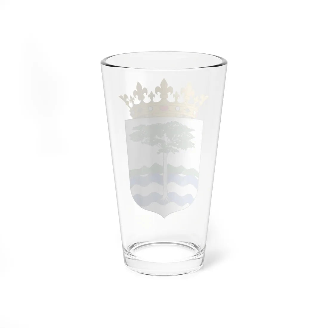 Escudo de la Provincia de Río Muni (Equatorial Guinea) (Coat of Arms) Pint Glass 16oz - Go Mug Yourself