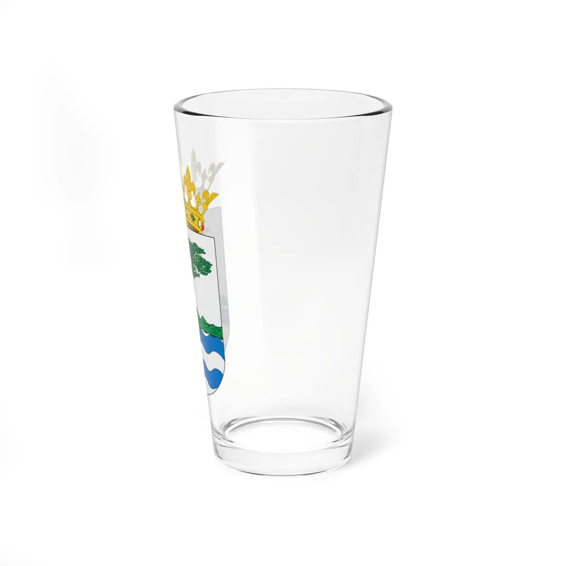 Escudo de la Provincia de Río Muni (Equatorial Guinea) (Coat of Arms) Pint Glass 16oz - Go Mug Yourself