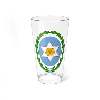 Escudo de la Provincia de Salta (Argentina) (Coat of Arms) Pint Glass 16oz 16oz - Go Mug Yourself