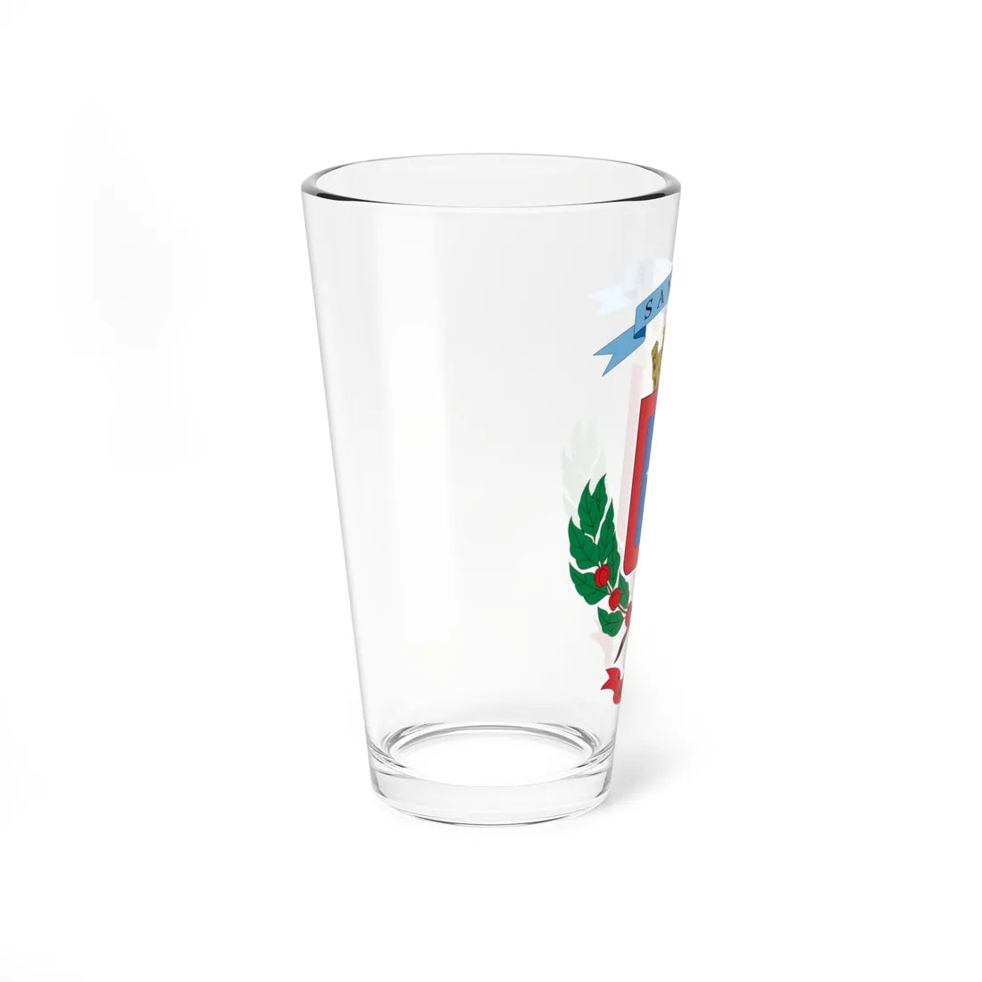 Escudo de la Provincia de San José (Costa Rica) (Coat of Arms) Pint Glass 16oz - Go Mug Yourself