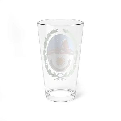 Escudo de la Provincia de Santa Cruz (Argentina) (Coat of Arms) Pint Glass 16oz - Go Mug Yourself