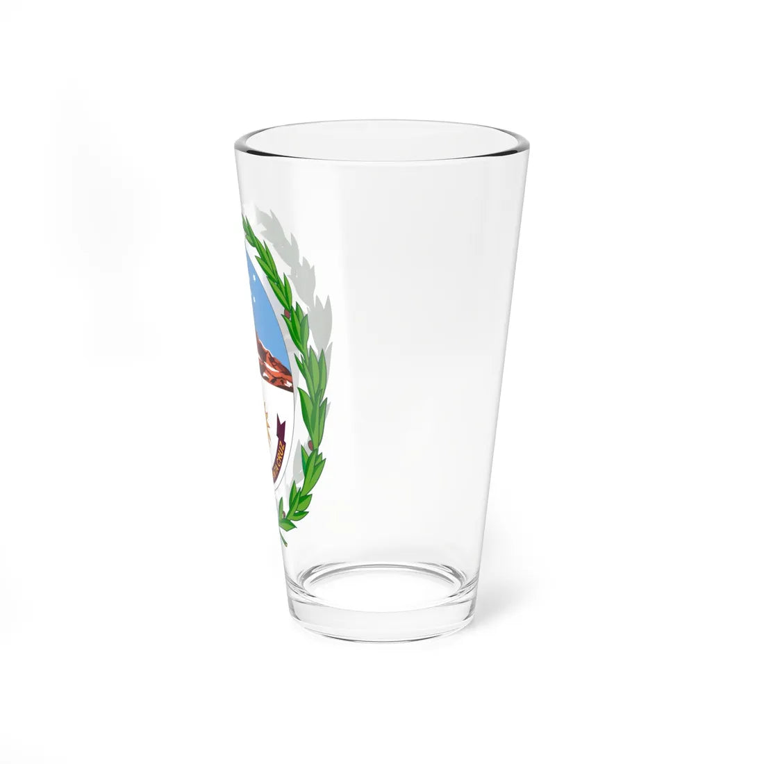 Escudo de la Provincia de Santa Cruz (Argentina) (Coat of Arms) Pint Glass 16oz - Go Mug Yourself