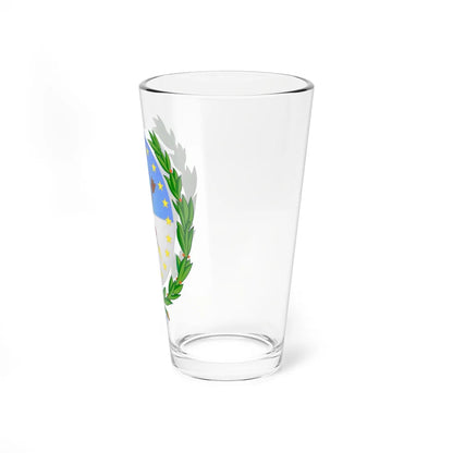 Escudo de la Provincia de Santa Fe (Argentina) (Coat of Arms) Pint Glass 16oz - Go Mug Yourself