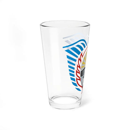 Escudo de la Provincia de Tierra del Fuego (Argentina) (Coat of Arms) Pint Glass 16oz - Go Mug Yourself