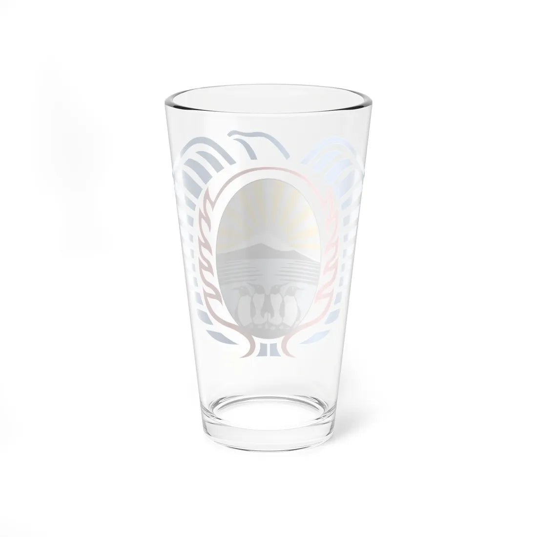 Escudo de la Provincia de Tierra del Fuego (Argentina) (Coat of Arms) Pint Glass 16oz - Go Mug Yourself