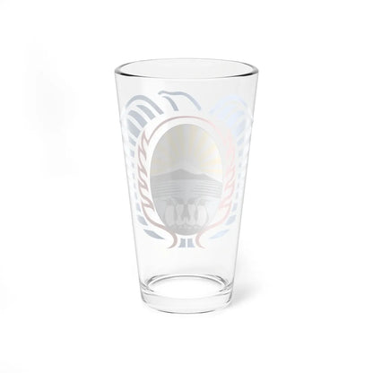 Escudo de la Provincia de Tierra del Fuego (Argentina) (Coat of Arms) Pint Glass 16oz - Go Mug Yourself