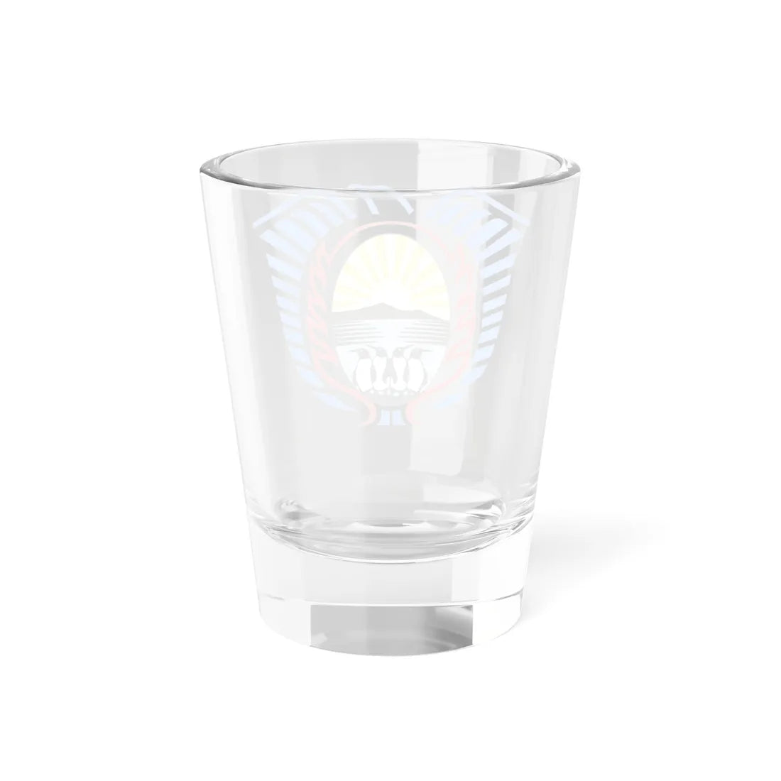 Escudo de la Provincia de Tierra del Fuego (Argentina) (Coat of Arms) Shot Glass 1.5oz - Go Mug Yourself