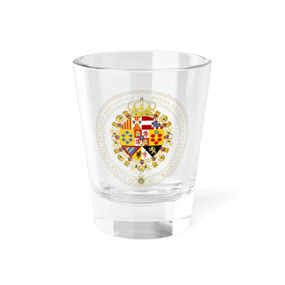 Escudo de la Real y Literaria Universidad de Guadalajara (Costa Rica) (Coat of Arms) Shot Glass 1.5oz 1.5oz - Go Mug Yourself