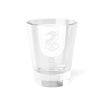 Escudo de la Real y Pontificia Universidad de México (Costa Rica) (Coat of Arms) Shot Glass 1.5oz - Go Mug Yourself