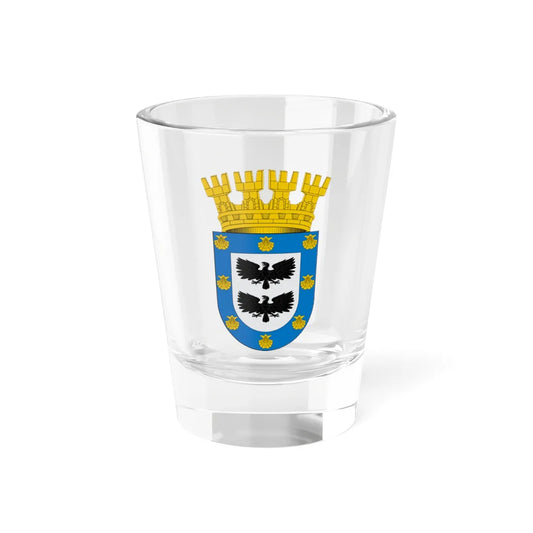 Escudo de La Reina (Chile) (Coat of Arms) Shot Glass 1.5oz 1.5oz - Go Mug Yourself