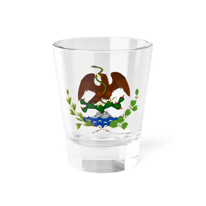 Escudo de la República Central Mexicana (Mexico) (Coat of Arms) Shot Glass 1.5oz 1.5oz - Go Mug Yourself