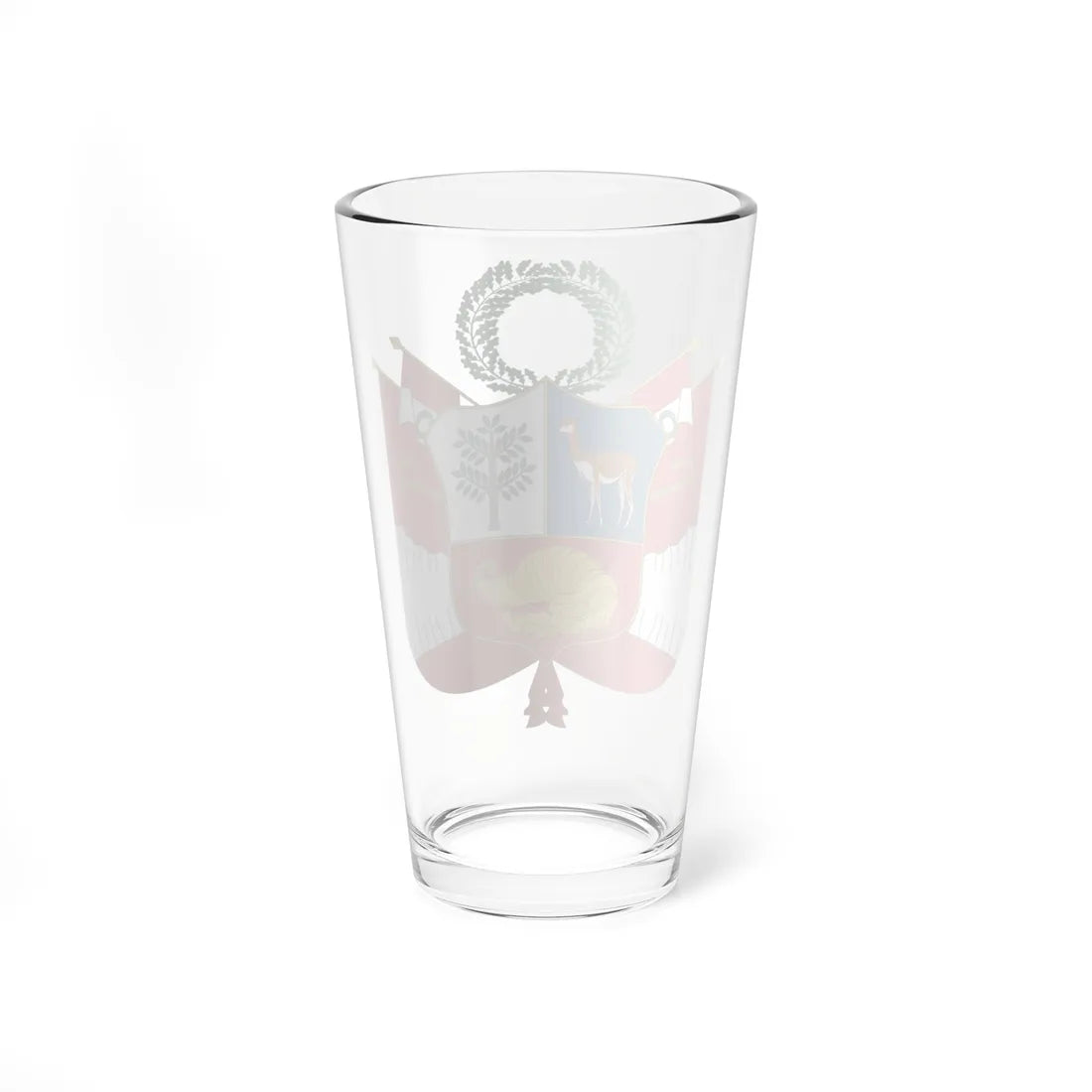 Escudo de la República Peruana 1825-1950 (Peru) (Coat of Arms) Pint Glass 16oz - Go Mug Yourself