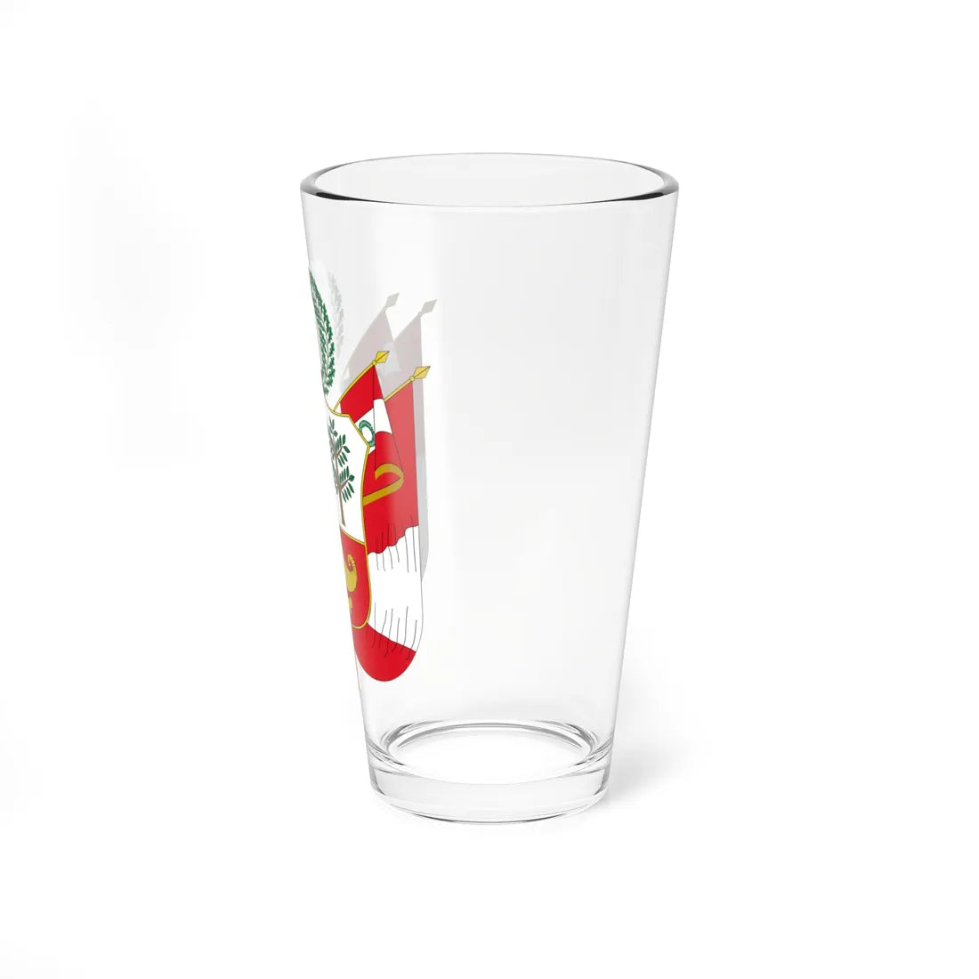 Escudo de la República Peruana 1825-1950 (Peru) (Coat of Arms) Pint Glass 16oz - Go Mug Yourself