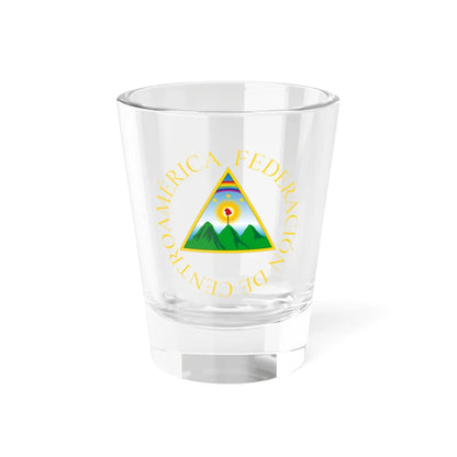 Escudo de la Representación Nacional de Centroamérica (El Salvador) (Coat of Arms) Shot Glass 1.5oz 1.5oz - Go Mug Yourself